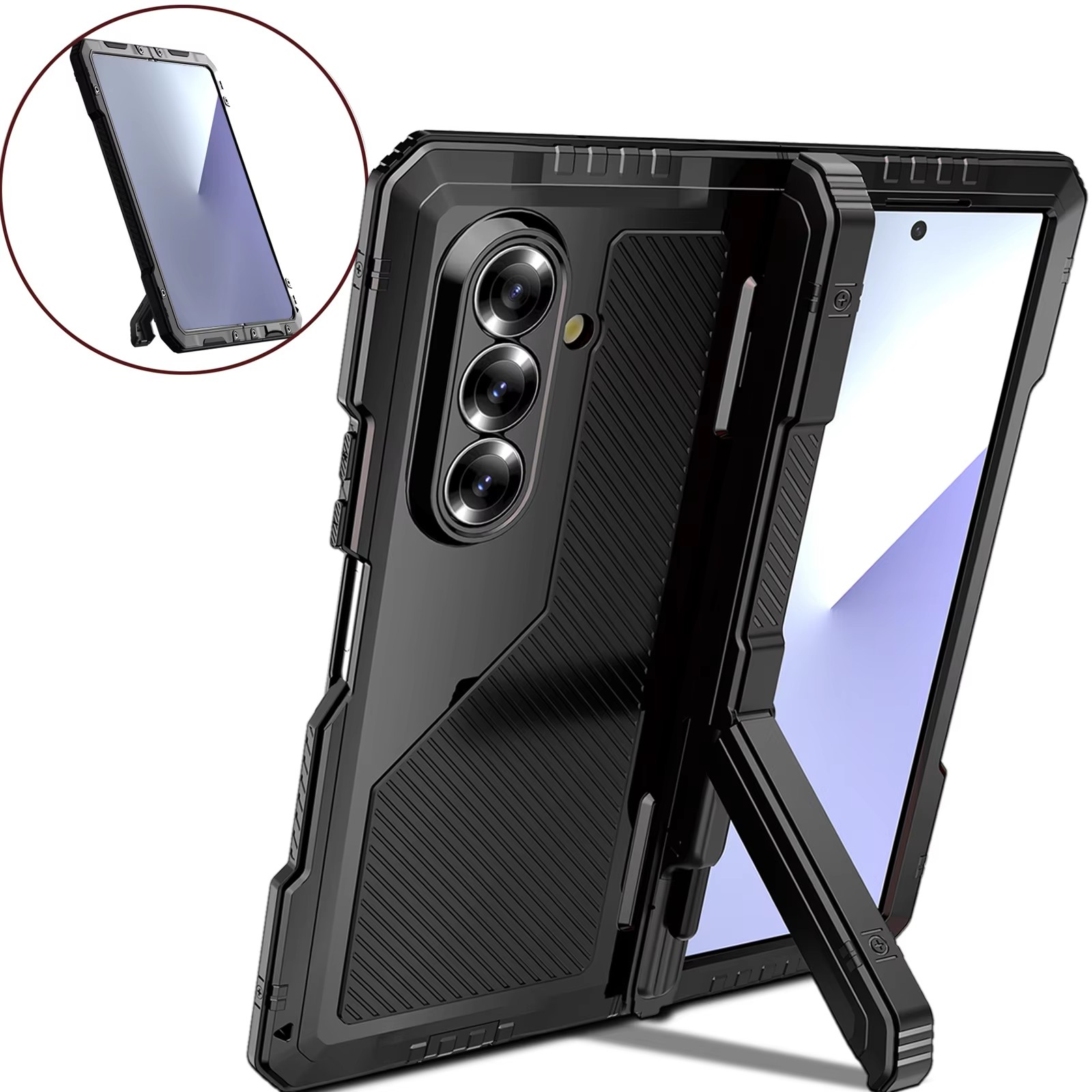 Dla Samsung Z Fold 7 6 5 4 Woj – Heavy Duty 360 Full Body Protective Case recenzja i cena